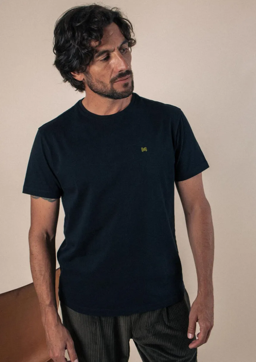 Montlimart T-SHIRT HERITAGE Noir Discount