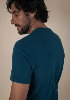 Montlimart T-SHIRT LUNE Bleu Best Sale