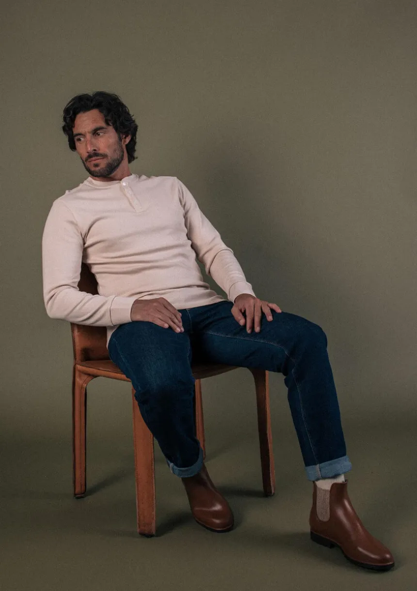 Montlimart T-SHIRT RESPECT Ecru Fashion