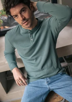 Montlimart T-SHIRT RESPECT VERT EUCALYPTUS VertEucalyptus Flash Sale