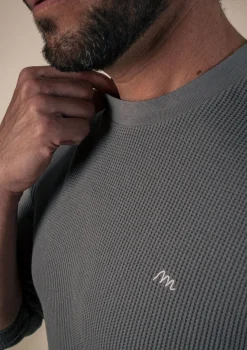 Montlimart T-SHIRT SYMBOLE GRIS CLAIR GrisClair Clearance