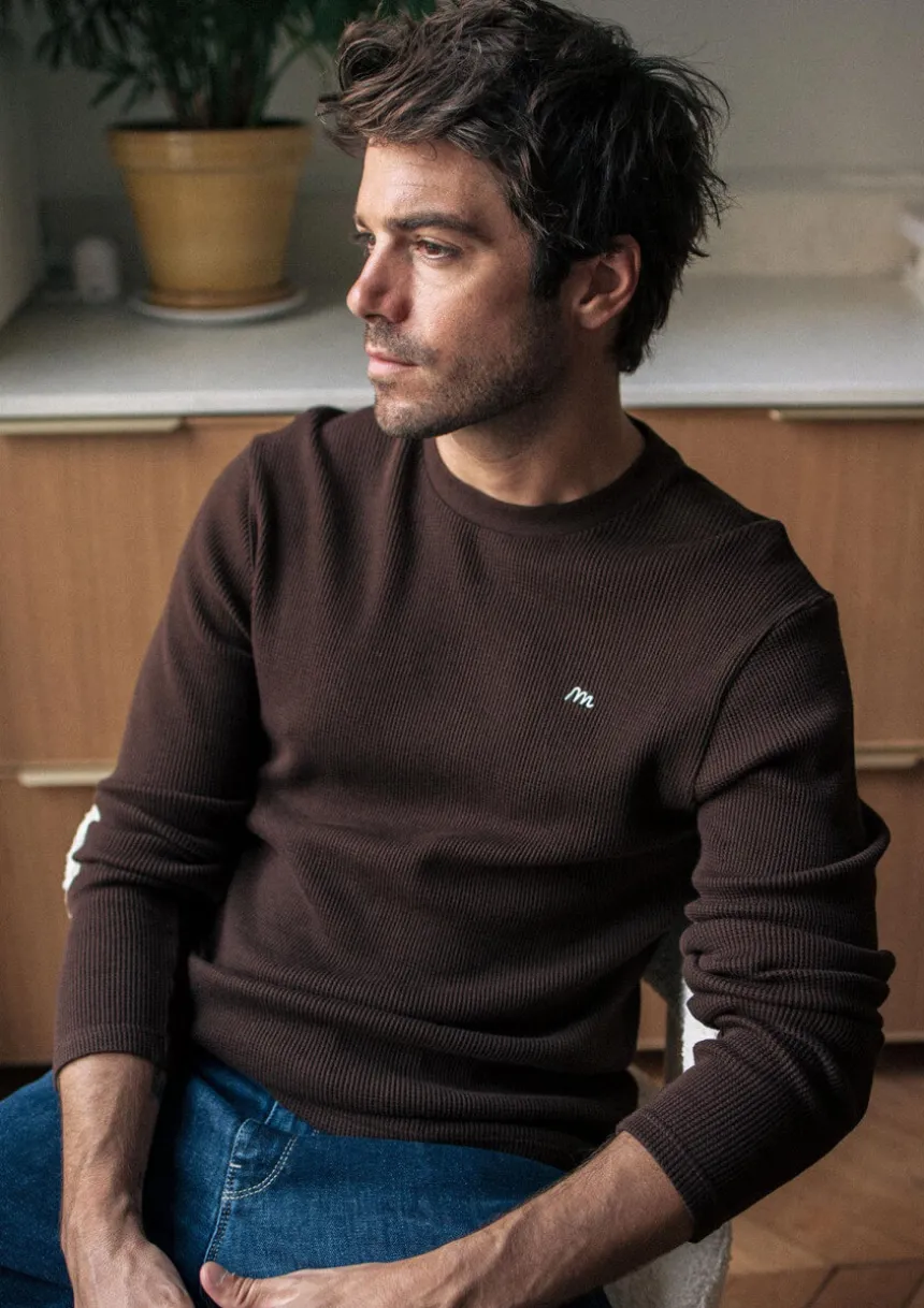 Montlimart T-SHIRT SYMBOLE Marron Flash Sale