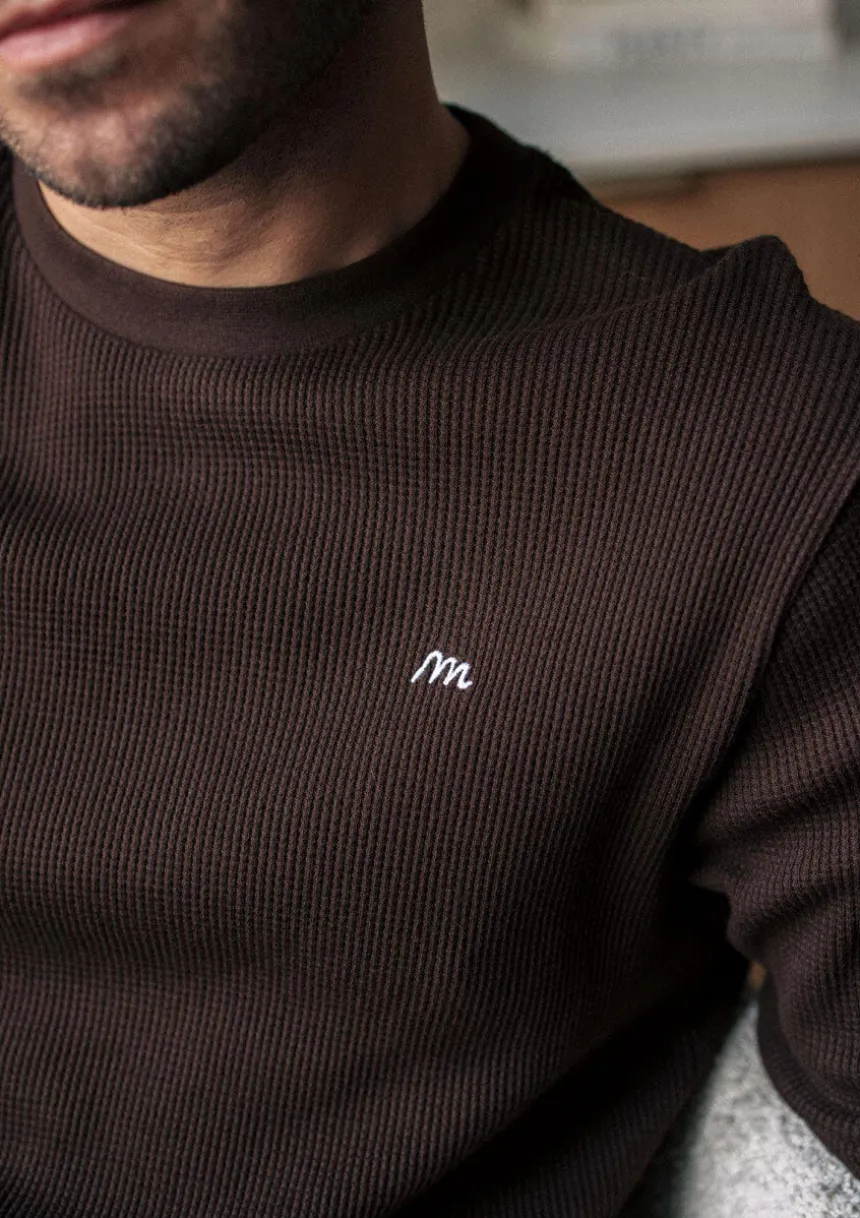 Montlimart T-SHIRT SYMBOLE Marron Flash Sale