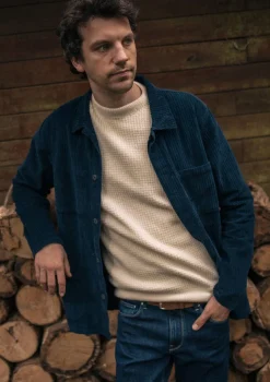 Montlimart VESTE ATELIER VELOURS MARINE VeloursMarine Shop